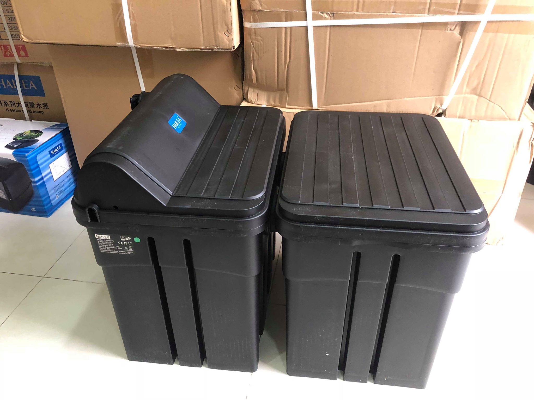 THÙNG LỌC CHO HỒ CÁ KOI CÓ ĐÈN UV HAILEA G16.000 THÙNG LỌC CHO HỒ CÁ KOI CÓ ĐÈN UV HAILEA G16.000